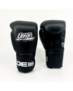 Danger Avatar Boxing Gloves - Leather - Black