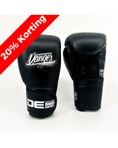 Danger Avatar Boxing Gloves - Leather - Black