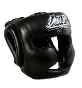 Danger Head Protector Pro - Semi leather - Black