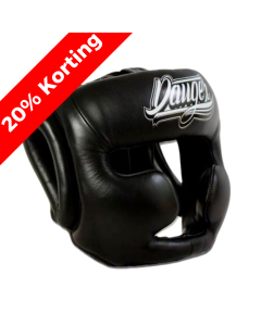 Danger Head Protector Pro - Semi leather - Black