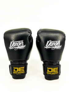 Danger Children's Boxing Gloves - PU - Black