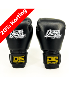 Danger Children's Boxing Gloves - PU - Black