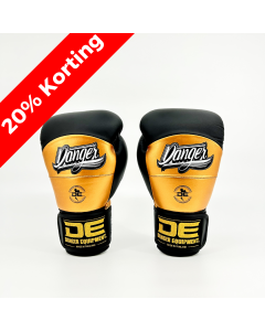 Danger Reborn Boxing Gloves - microfiber - Black/Gold