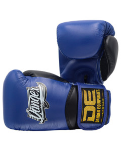 Danger Rocket Boxing Gloves - Leather - Blue