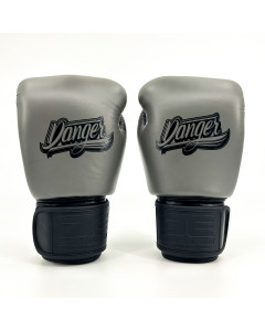 Danger Supermax Boxing Gloves - Grey Edition - Leather - Grey