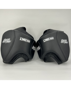 Danger Thigh Pads - Iron Man Leg Shield - 1 pair - Black