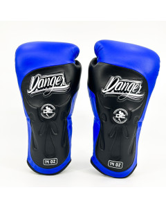 Danger Ultimate Fighter Boxing Gloves - Leather - Blue/Black