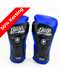 Danger Ultimate Fighter Boxing Gloves - Leather - Blue/Black