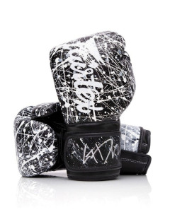 Fairtex Microfiber Gloves - Art collections - Black/White Painter