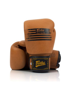 Fairtex BGV21 Legacy Boxing Gloves - genuine leather - Brown