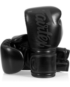 Fairtex Microfiber Boxing Gloves - Art Collections - Solid Black