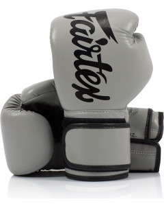 Fairtex Microfiber Boxing Gloves - Grey