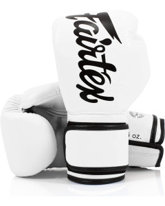 Fairtex Microfiber Boxing Gloves - White