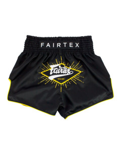 Fairtex Muay Thai Shorts - "Focus" -  Black