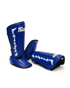 Fairtex Twister - Detachable In-Step Shin Pads - Blue