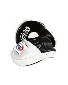 Fairtex Ultimate Contoured Focus Mitts - White / Black