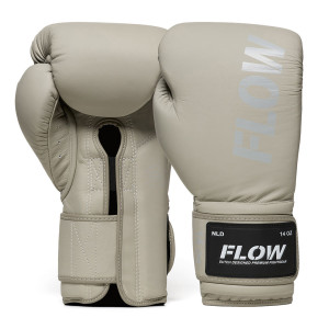 Flow - Challenge Boxhandschuhe - Echtes Leder - Grau