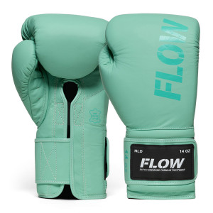 Flow - Challenge Boxhandschuhe - Echtes Leder - Hellgrün