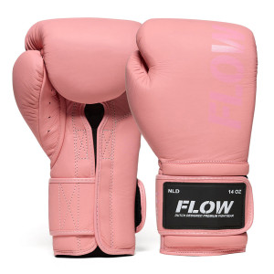 Flow - Challenge Boxhandschuhe - Echtes Leder - Rosa
