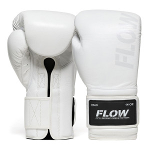 Flow - Challenge Boxhandschuhe - Echtes Leder - Weiß