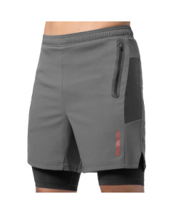 Hayabusa Layered Performance Shorts - Men - Dark Grey