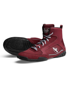 Hayabusa Pro Boxing Shoes - Garnet/Grey