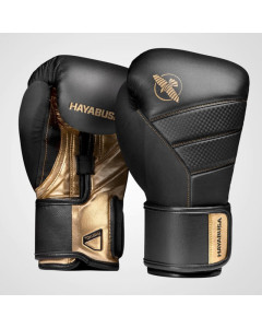 Hayabusa T3 Boxing Gloves - Black / Gold