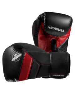 Hayabusa T3 Boxing Gloves - Black / Red