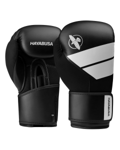 Hayabusa S4 Boxing Gloves - Black/White