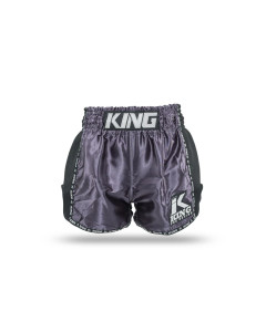 King Pro Boxing - KPB Bangkok 3 - Muay Thai Shorts Dark Grey