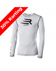 Rinkage Basis Long Sleeve Rashguard - White