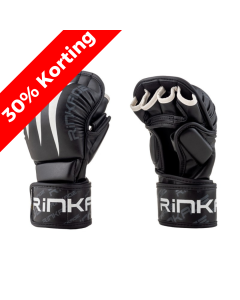 Rinkage Hades Hybrid MMA Gloves - Black