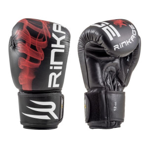 Rinkage Mysterium Boxing Gloves - Black / Red