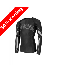 Rinkage Olympia Long Sleeve Rashguard - Black