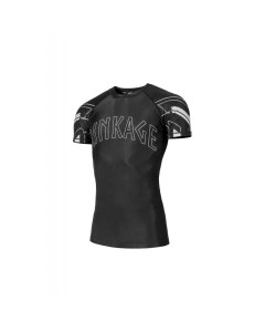 Rinkage Olympia Short Sleeve Rashguard - Black