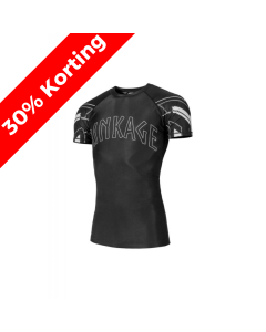 Rinkage Olympia Short Sleeve Rashguard - Black