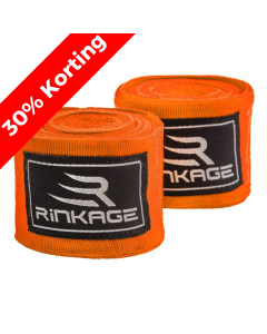 Rinkage Vanquish Handwraps - 450 cm - Orange