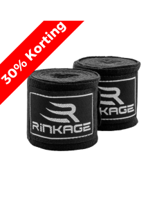 Rinkage Vanquish Handwraps - 450 cm - Black