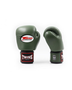 Twins Boxing Gloves - BGVL 3 - Olive Green