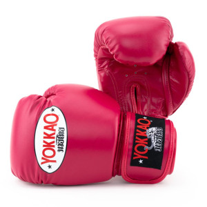 Yokkao Matrix Boxing Gloves - Leather - Cerise