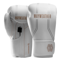 Hayabusa Mayweather Contender Boxing Gloves - White/Gold