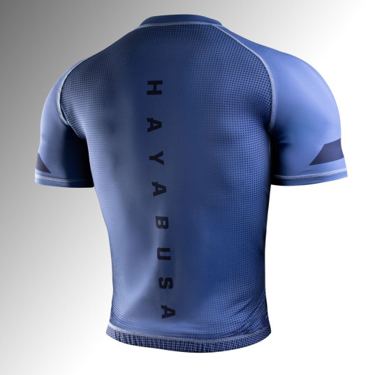 Hayabusa Fusion Kurzarm Rashguard - Blau / Grün duplicated duplicated
