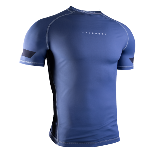 Hayabusa Fusion Kurzarm Rashguard - Blau / Grün duplicated duplicated