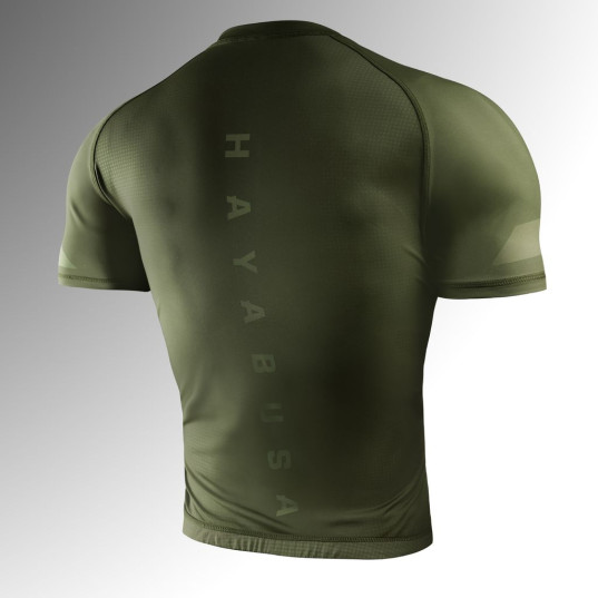 Hayabusa Core Kurzarm Rashguard - Dunkelgrün