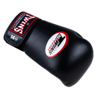 Twins Special BGN 1 Boxing Gloves - Genuine Leather - Black