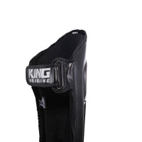 King Pro Boxing Muay Thai Shin Guards - SGL 7 - Black / White