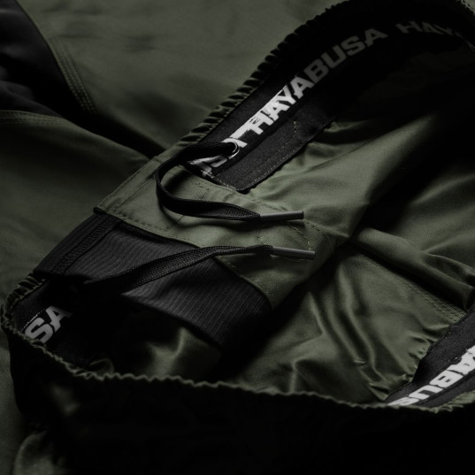 Hayabusa Core Full-Length Fight Shorts für Männer - Dunkelgrün