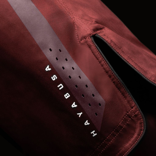 Hayabusa Core Full-Length Fight Shorts für Männer - Dunkelrot
