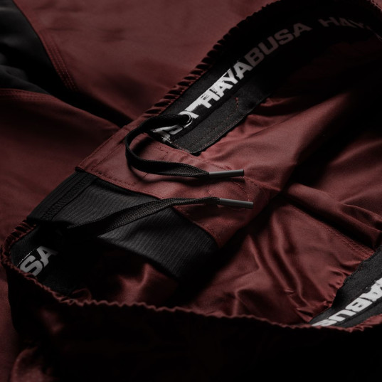 Hayabusa Core Full-Length Fight Shorts für Männer - Dunkelrot