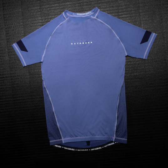Hayabusa Fusion Kurzarm Rashguard - Blau / Grün duplicated duplicated